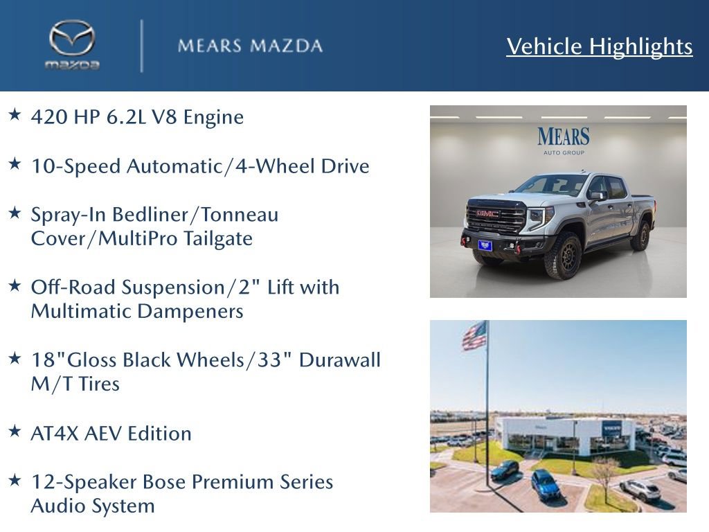Used 2024 GMC Sierra 1500 AT4X w/ AT4X AEV Edition image 2