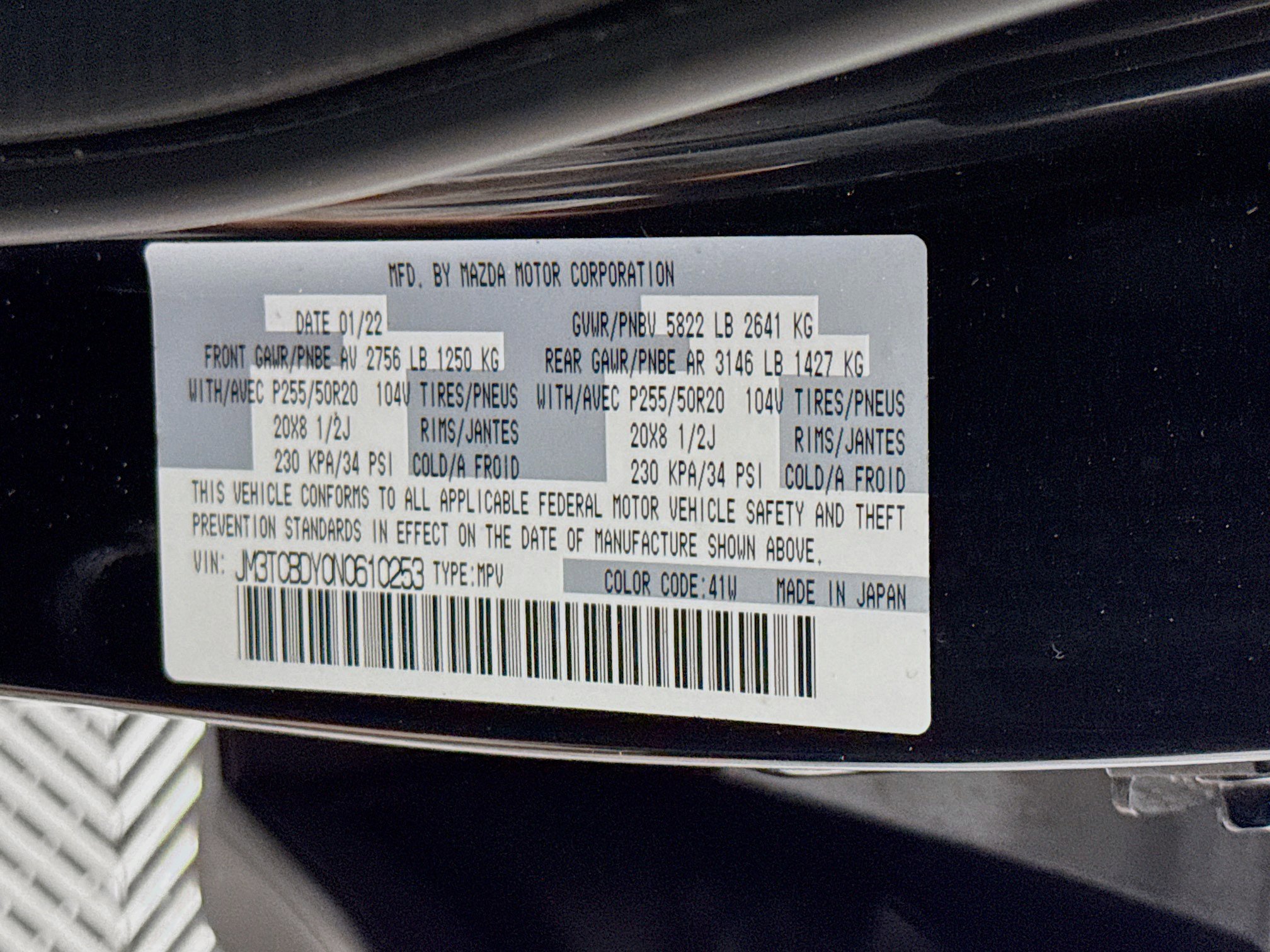 Used 2022 MAZDA CX-9 Grand Touring AWD/4WD image 39