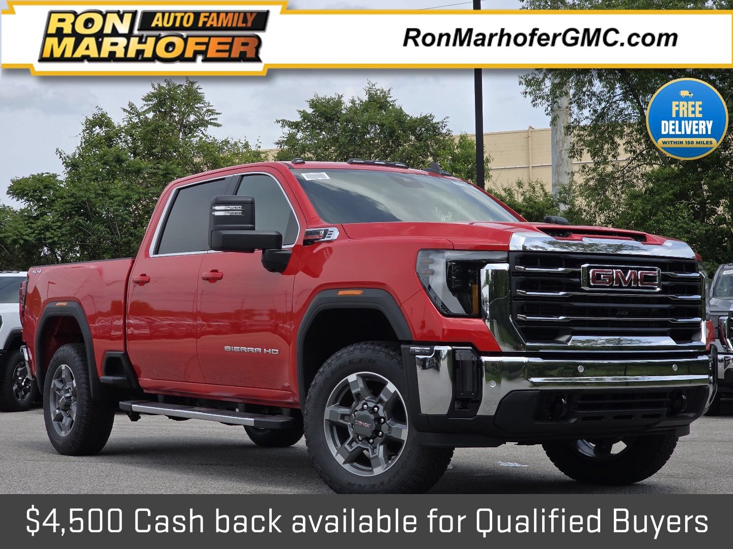 New 2026 GMC Sierra 2500 SLE w/ SLE Value Package; AWD/4WD 360° Tour