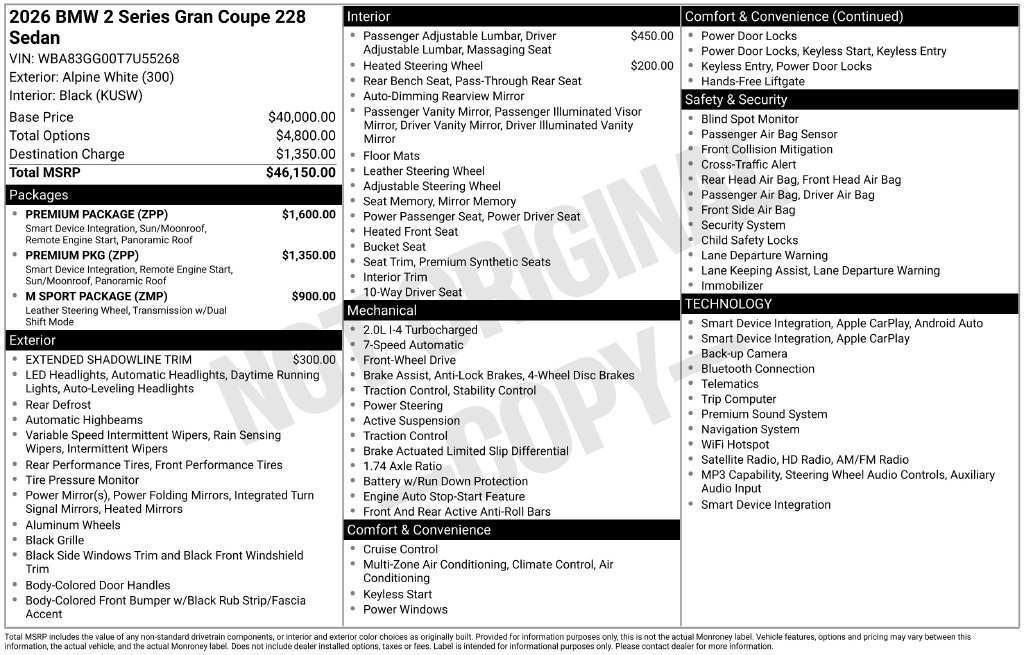 Certified 2026 BMW 228i FWD image 12