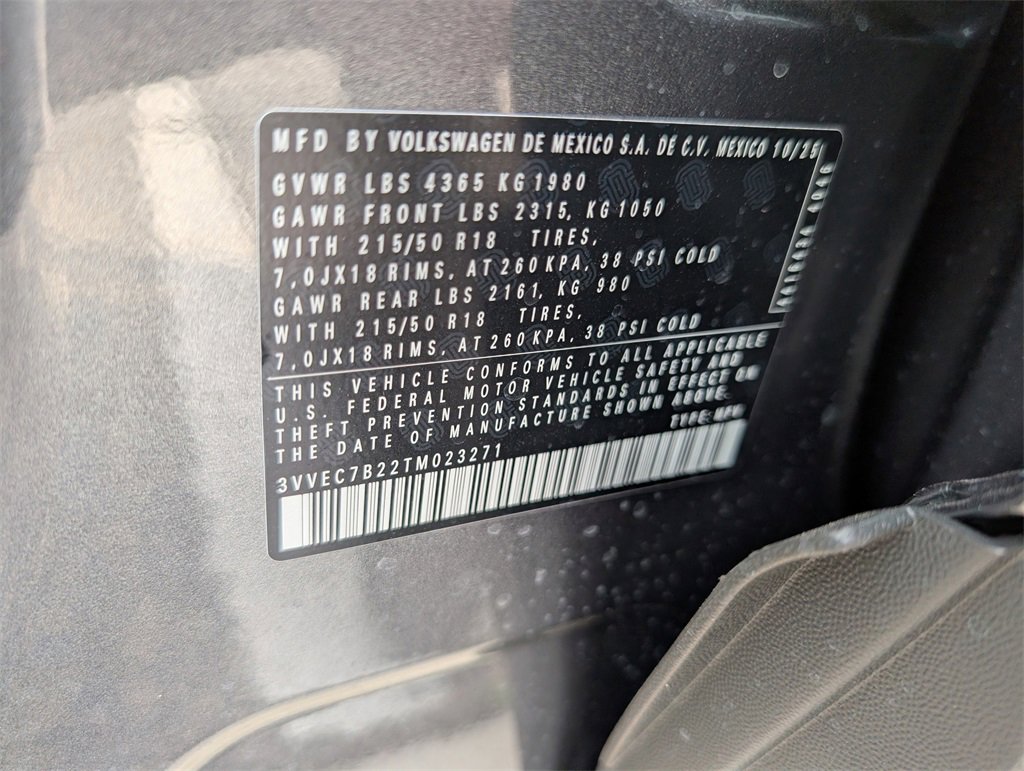 New 2026 Volkswagen Taos SE image 30