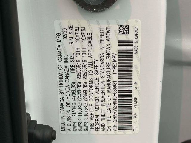 Used 2020 Honda CR-V Touring image 17