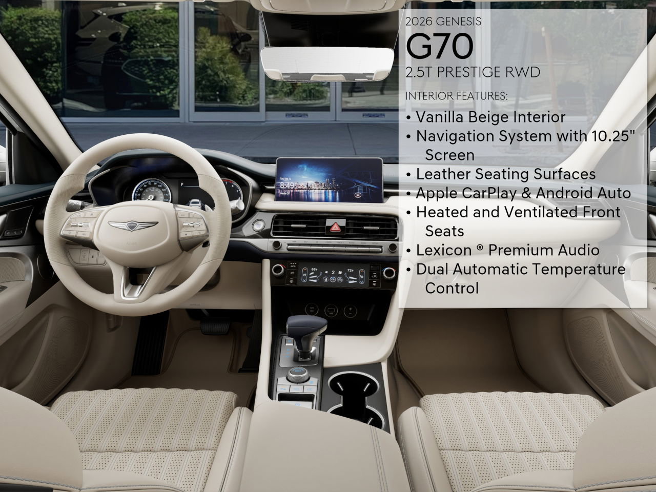 New 2026 Genesis G70 2.5T Prestige image 17