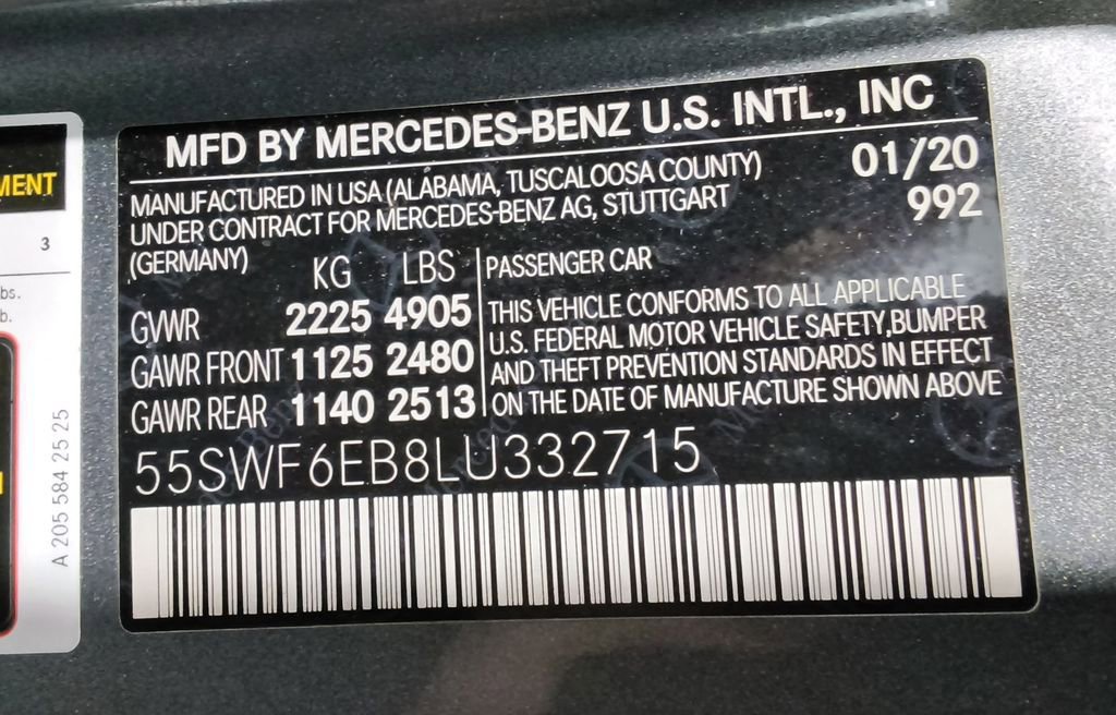 Used 2020 Mercedes-Benz C 43 AMG 4MATIC Sedan w/ Driver Assistance Package image 11