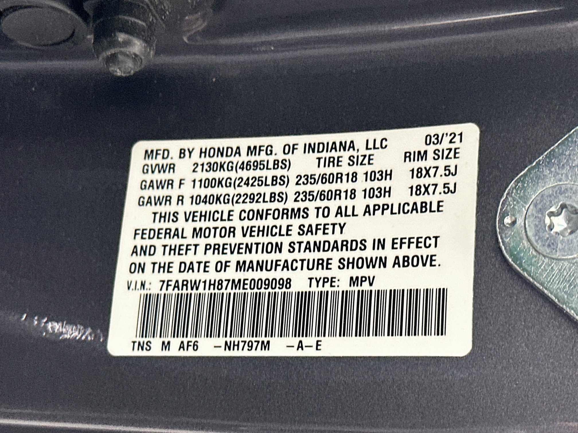 Used 2021 Honda CR-V EX-L image 12