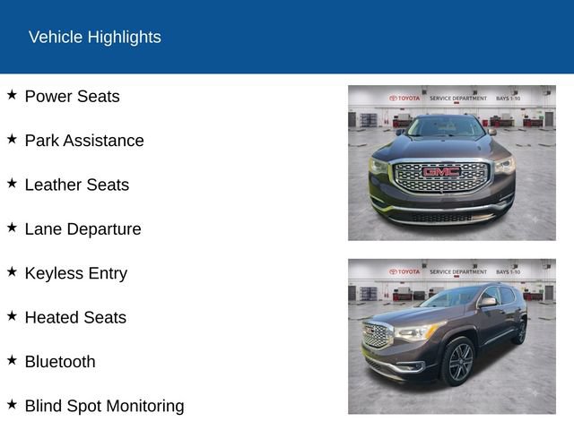Used 2019 GMC Acadia Denali w/ Technology Package AWD/4WD image 2