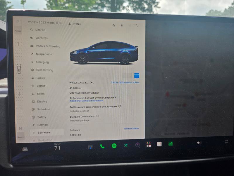Used 2023 Tesla Model X AWD/4WD image 2
