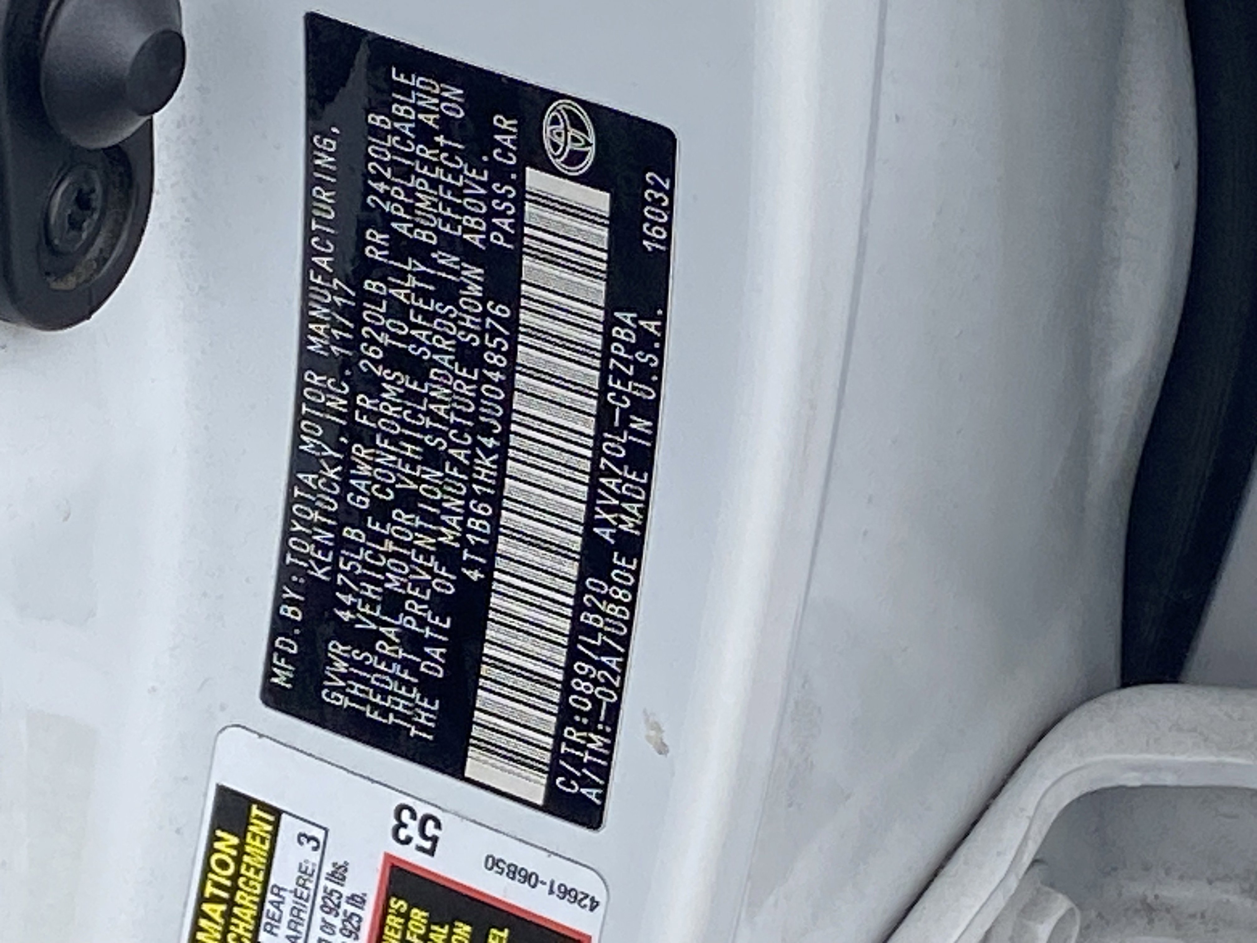 Used 2018 Toyota Camry XSE w/ Audio Package FWD image 9