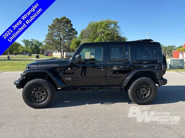 Used 2021 Jeep Wrangler Unlimited Rubicon w/ Trailer Tow Package AWD/4WD video 3