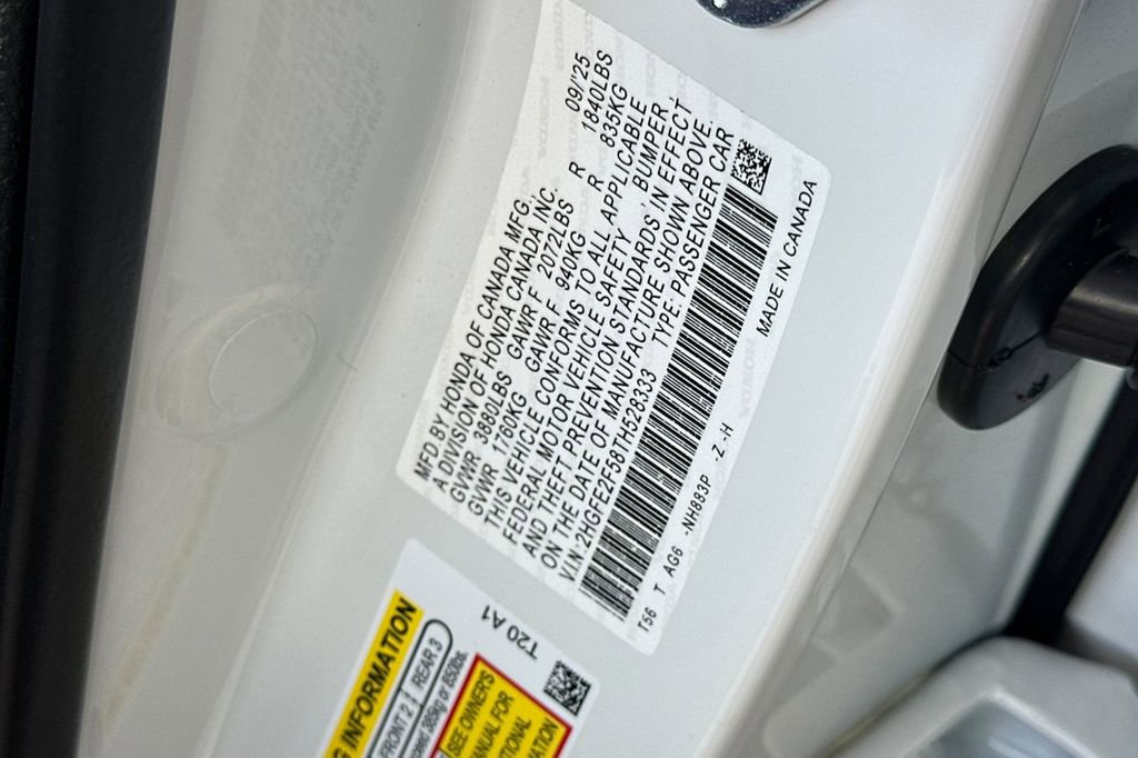 Certified 2026 Honda Civic Sport image 22