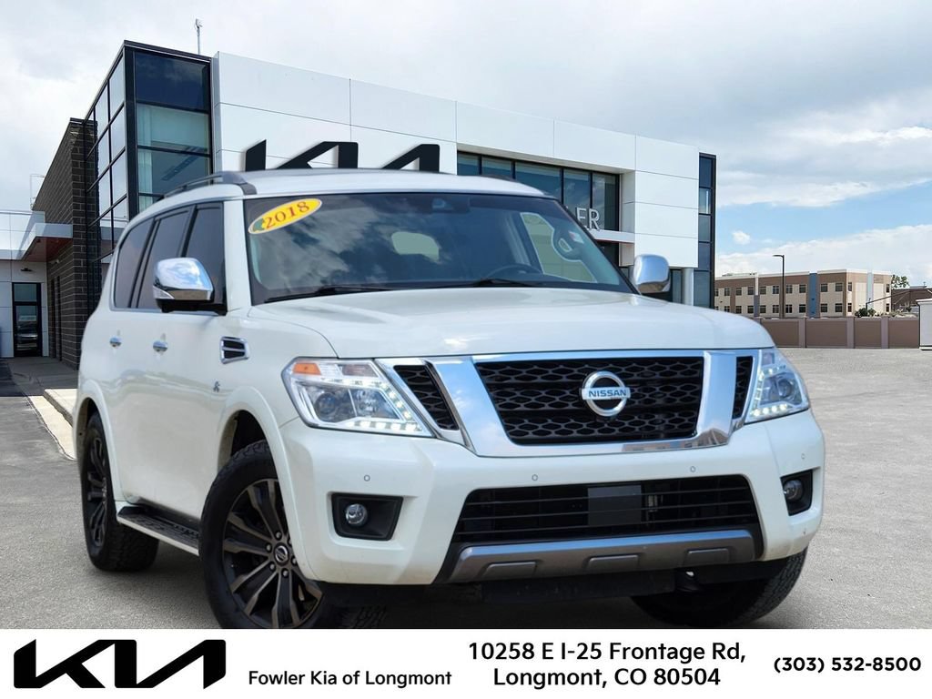 Used 2019 Nissan Armada Platinum w/ Captain's Chairs Package AWD/4WD image 1