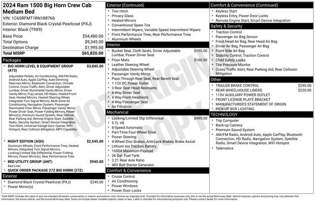 Used 2024 RAM 1500 Big Horn AWD/4WD image 4