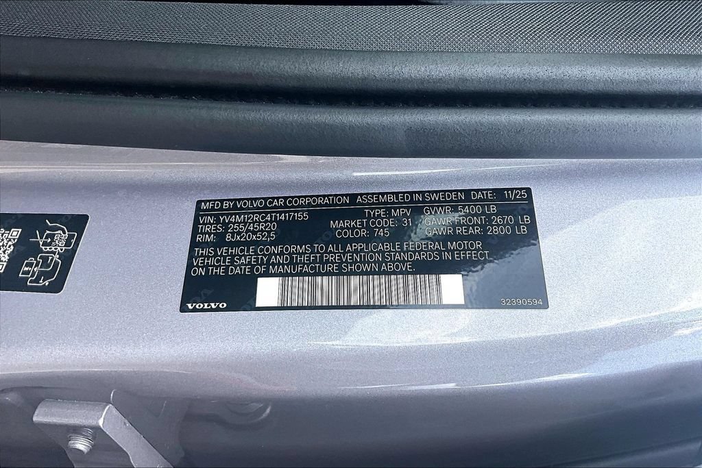 Certified 2026 Volvo XC60 B5 Plus AWD/4WD image 45