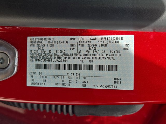 Used 2020 Ford Escape SEL FWD image 21
