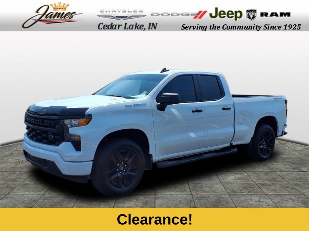 Used 2025 Chevrolet Silverado 1500 Custom w/ LPO, Dark Essentials Package