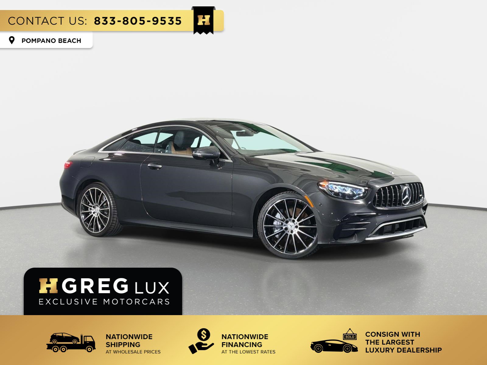 Used 2023 Mercedes-Benz E 53 AMG 4MATIC Coupe w/ Warmth & Comfort Package image 1