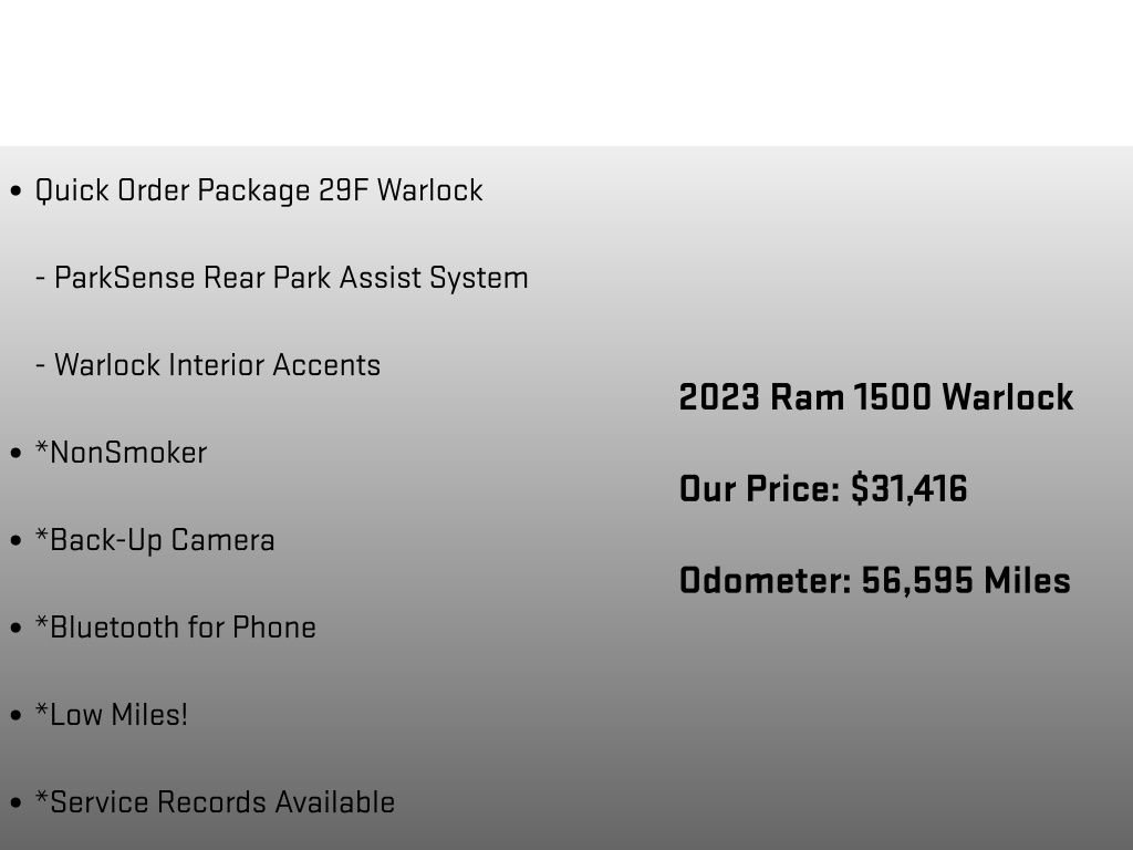 Used 2023 RAM 1500 Classic Warlock image 18