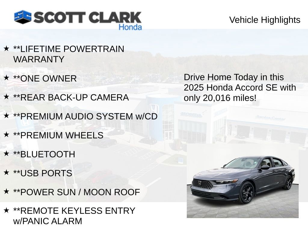 Used 2025 Honda Accord SE image 11