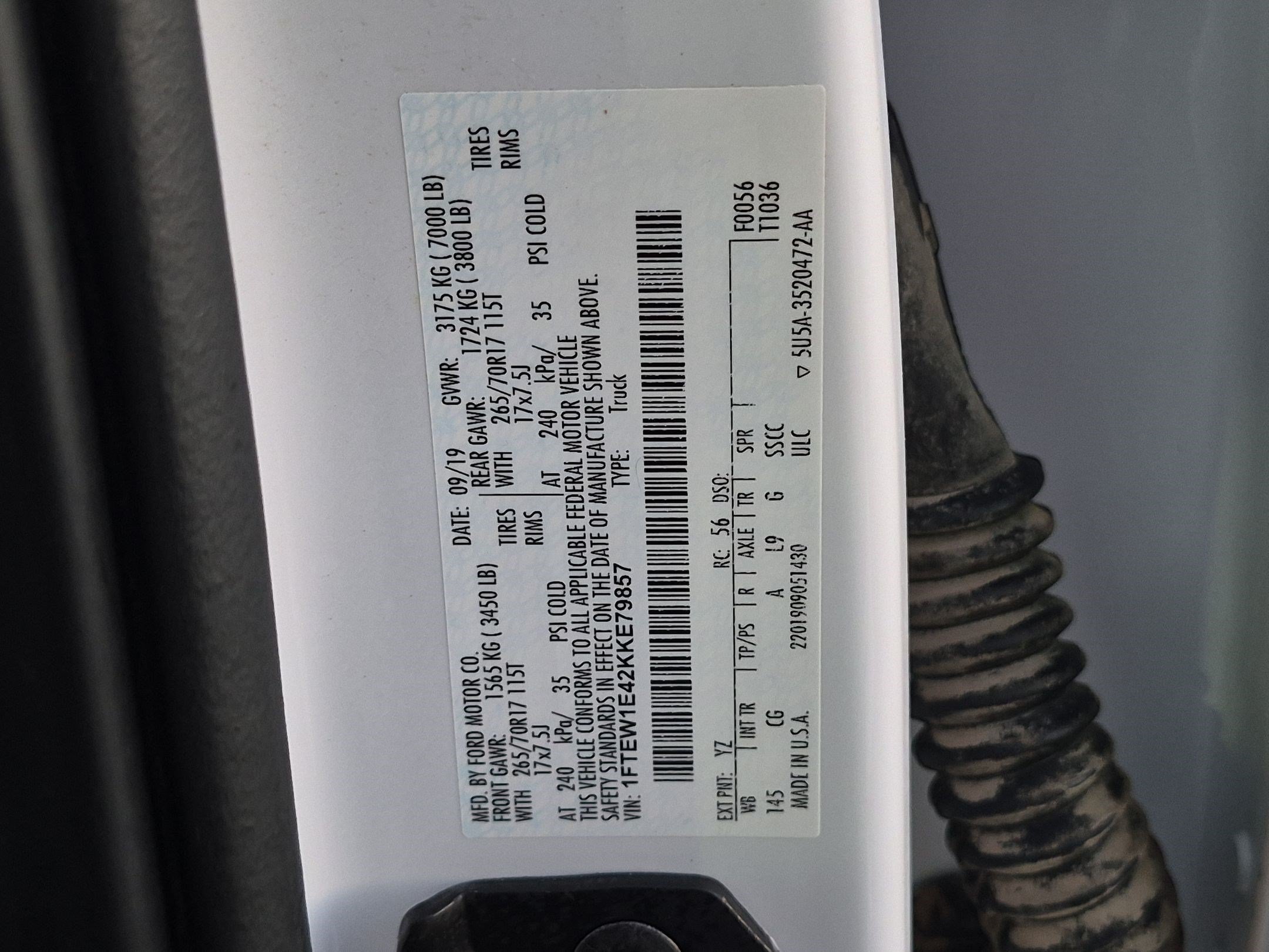 Used 2019 Ford F150 XL w/ Equipment Group 101A Mid AWD/4WD image 34