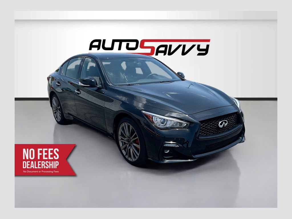Used 2022 INFINITI Q50 Red Sport 400 AWD/4WD image 1