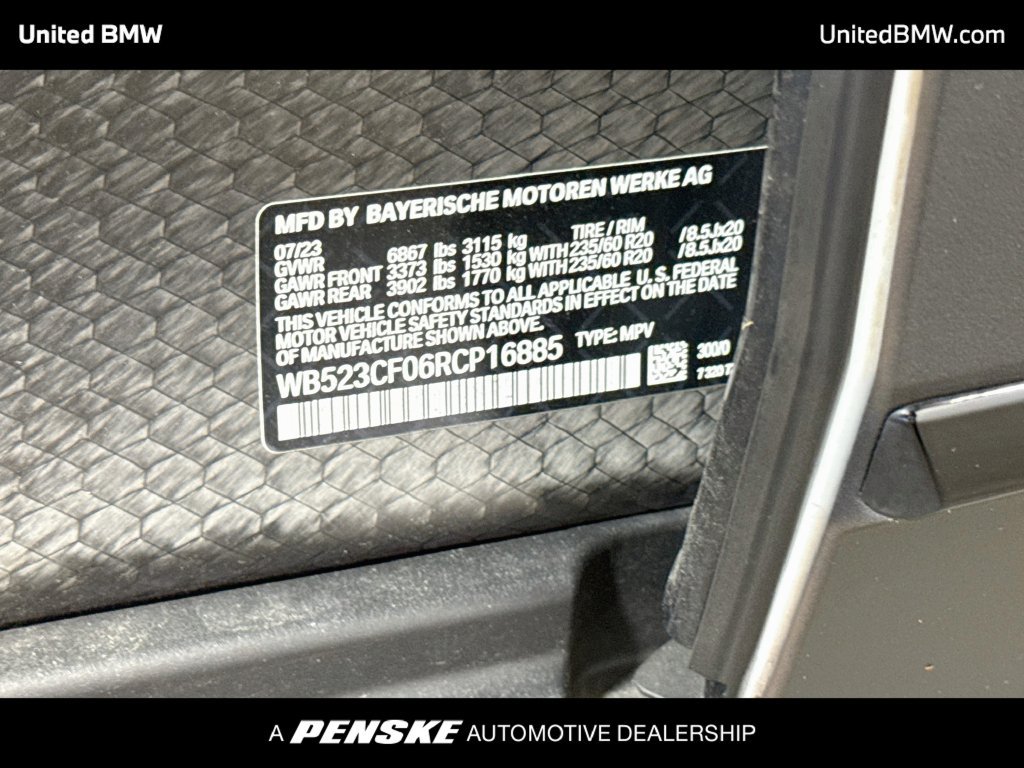 Certified 2024 BMW iX xDrive50 AWD/4WD image 22