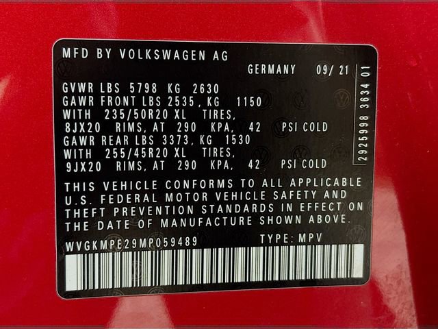Certified 2021 Volkswagen ID.4 Pro S w/ Gradient Package image 35