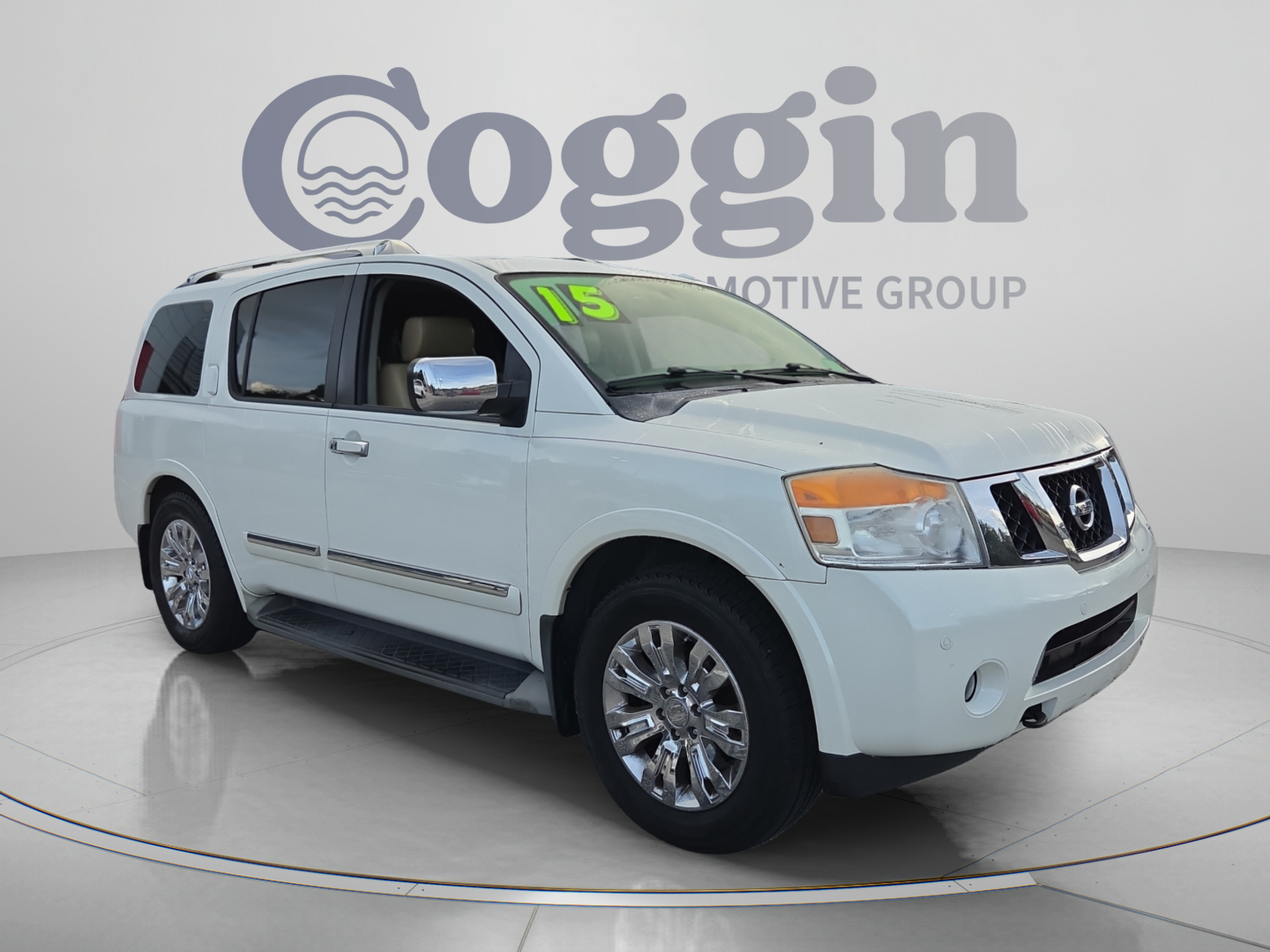Used 2015 Nissan Armada Platinum w/ 2nd Row Captain Seat Package RWD image 7
