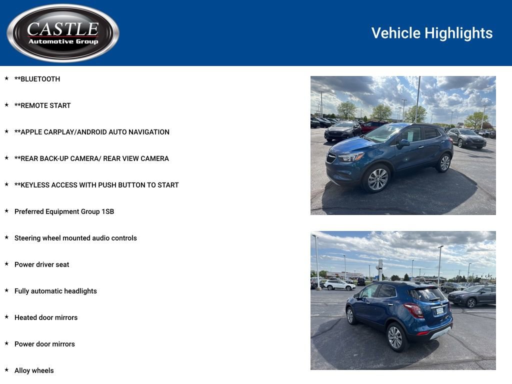 Used 2020 Buick Encore Preferred FWD image 3