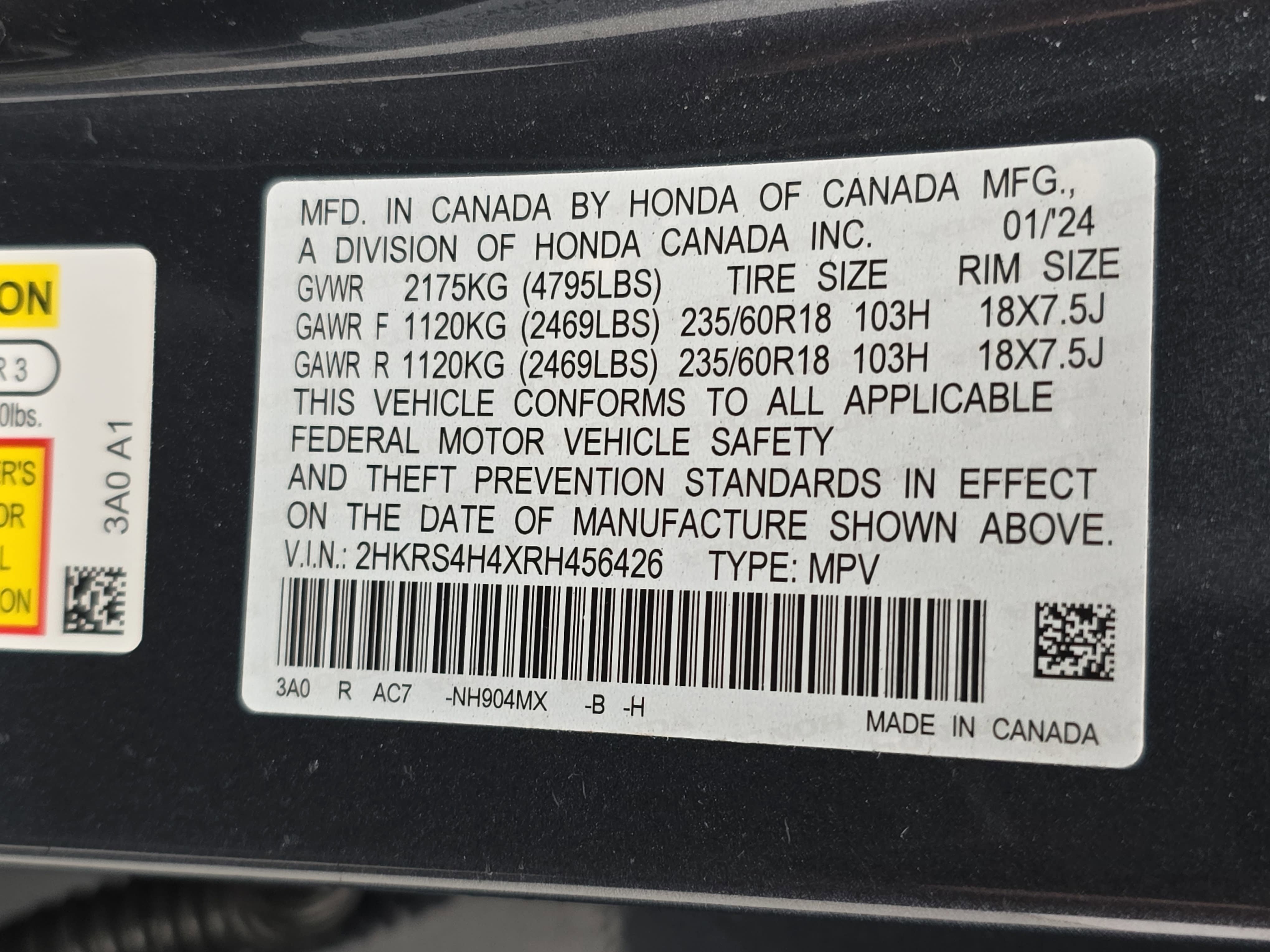 Certified 2024 Honda CR-V EX image 35