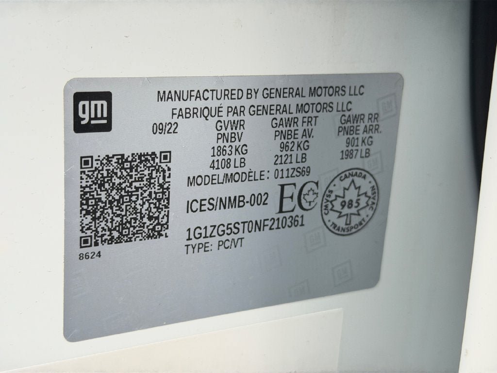 Used 2022 Chevrolet Malibu RS FWD image 37