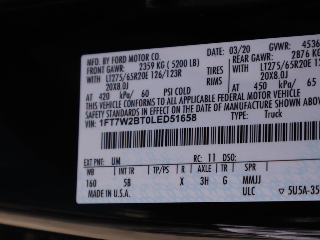 Used 2020 Ford F250 Lariat w/ Lariat Ultimate Package AWD/4WD image 47