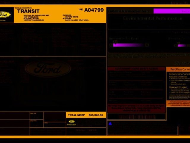 Used 2023 Ford E-Transit Medium Roof RWD image 35