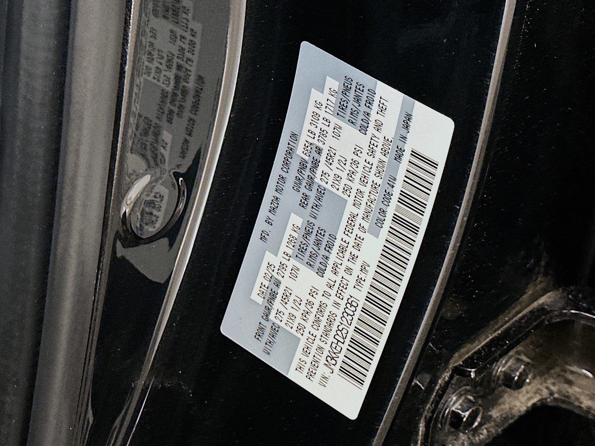 Used 2025 MAZDA CX-90 3.3 Turbo w/ Premium Plus Pkg image 12