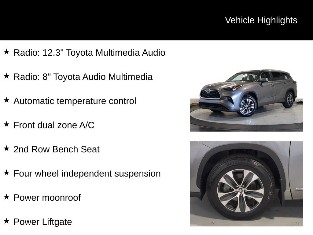 Used 2025 Toyota Highlander XLE AWD/4WD image 7