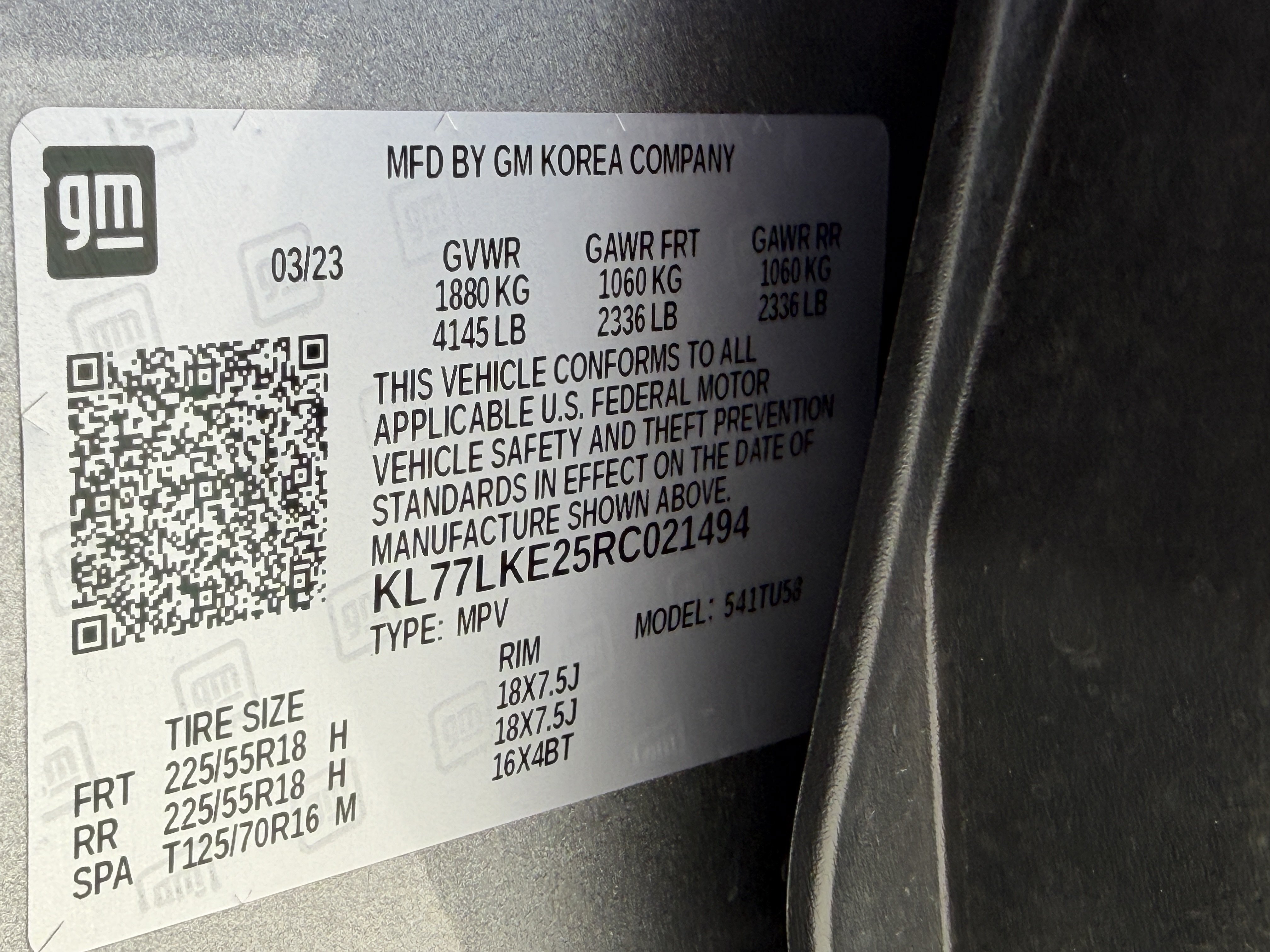 Used 2024 Chevrolet Trax ACTIV w/ Sunroof Package FWD image 34