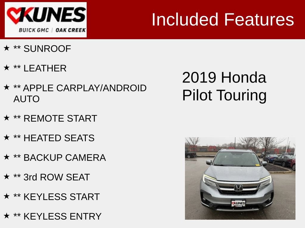 Used 2019 Honda Pilot Touring image 2