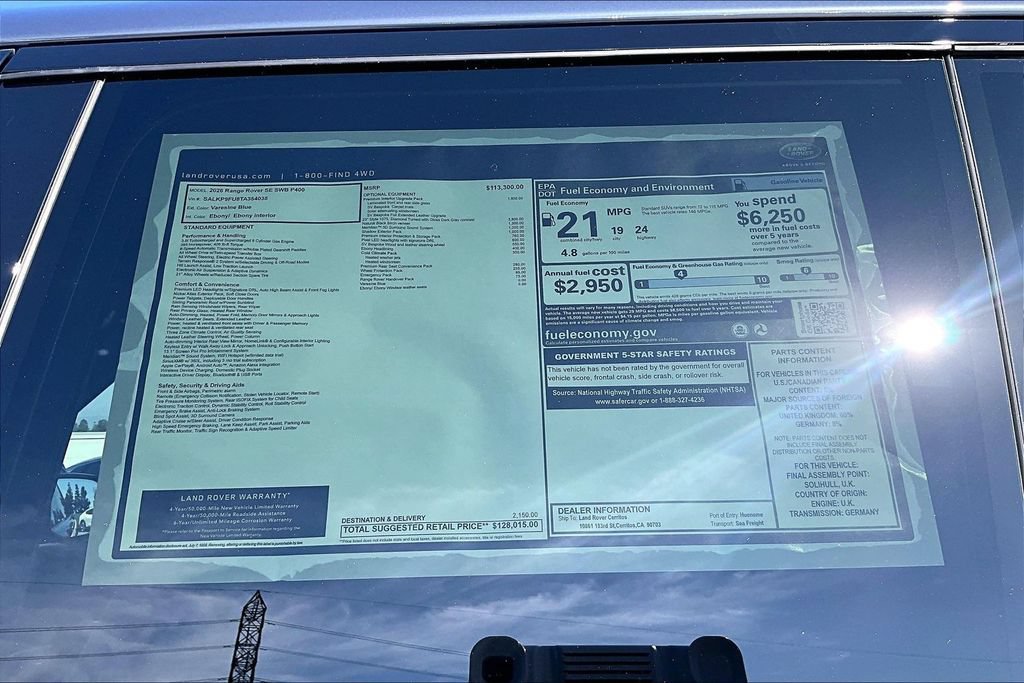 New 2026 Land Rover Range Rover SE AWD/4WD image 13