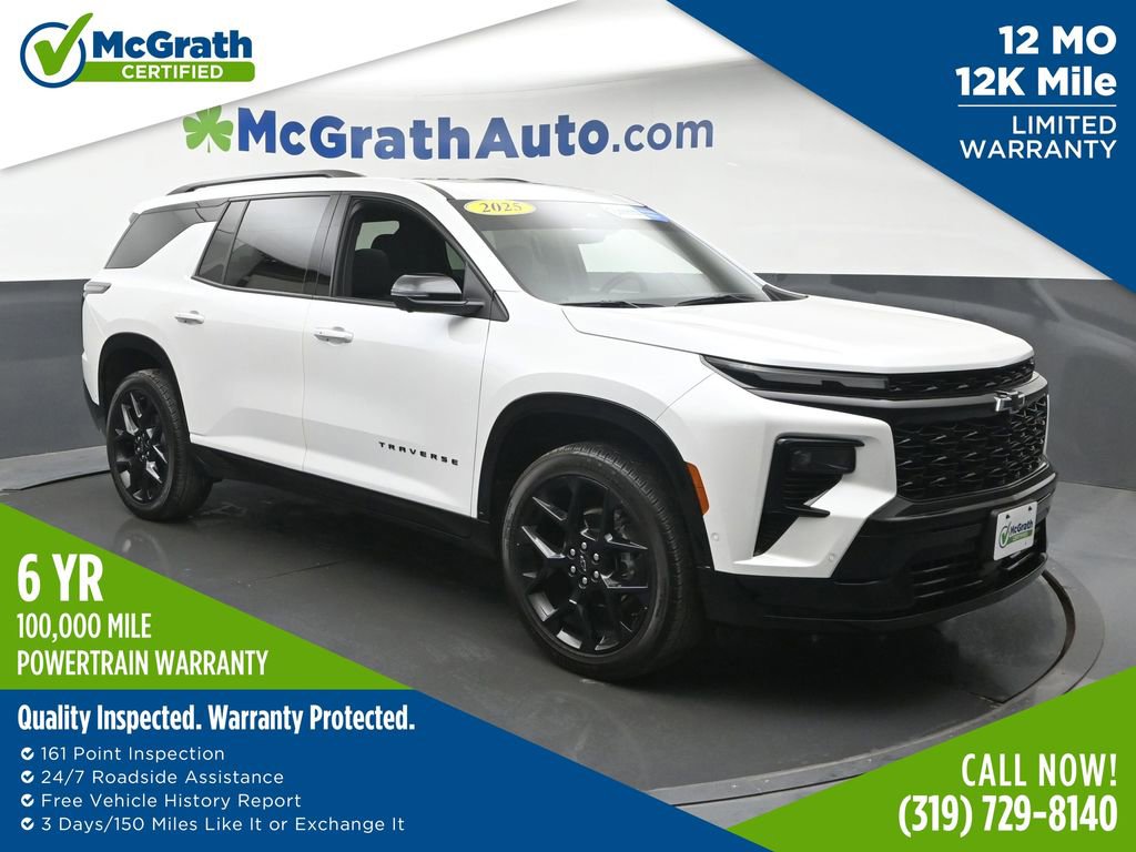 Used 2025 Chevrolet Traverse RS AWD/4WD video 1