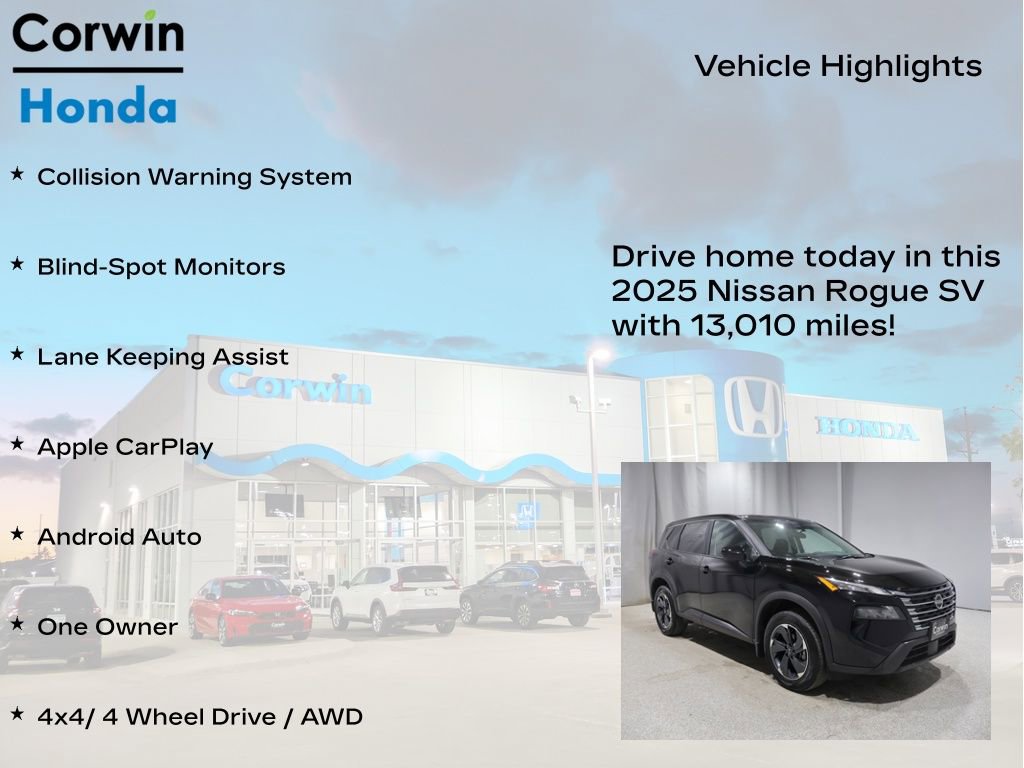 Used 2025 Nissan Rogue SV AWD/4WD image 6