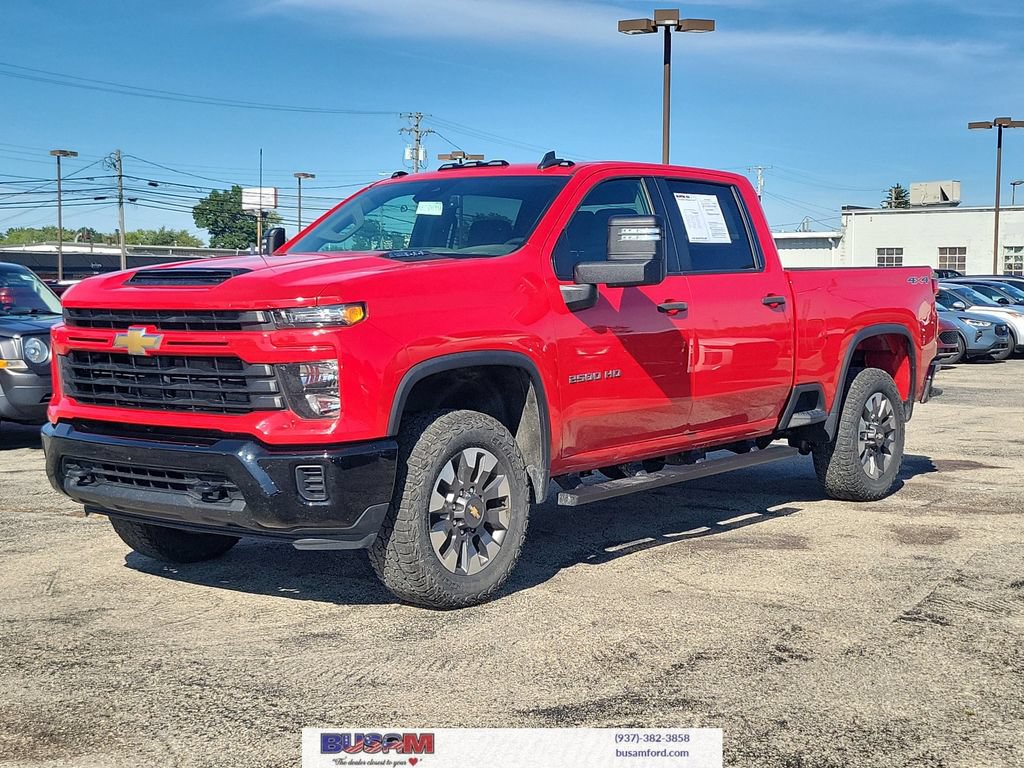 Used 2024 Chevrolet Silverado 2500 Custom w/ Custom Value Package AWD/4WD image 2