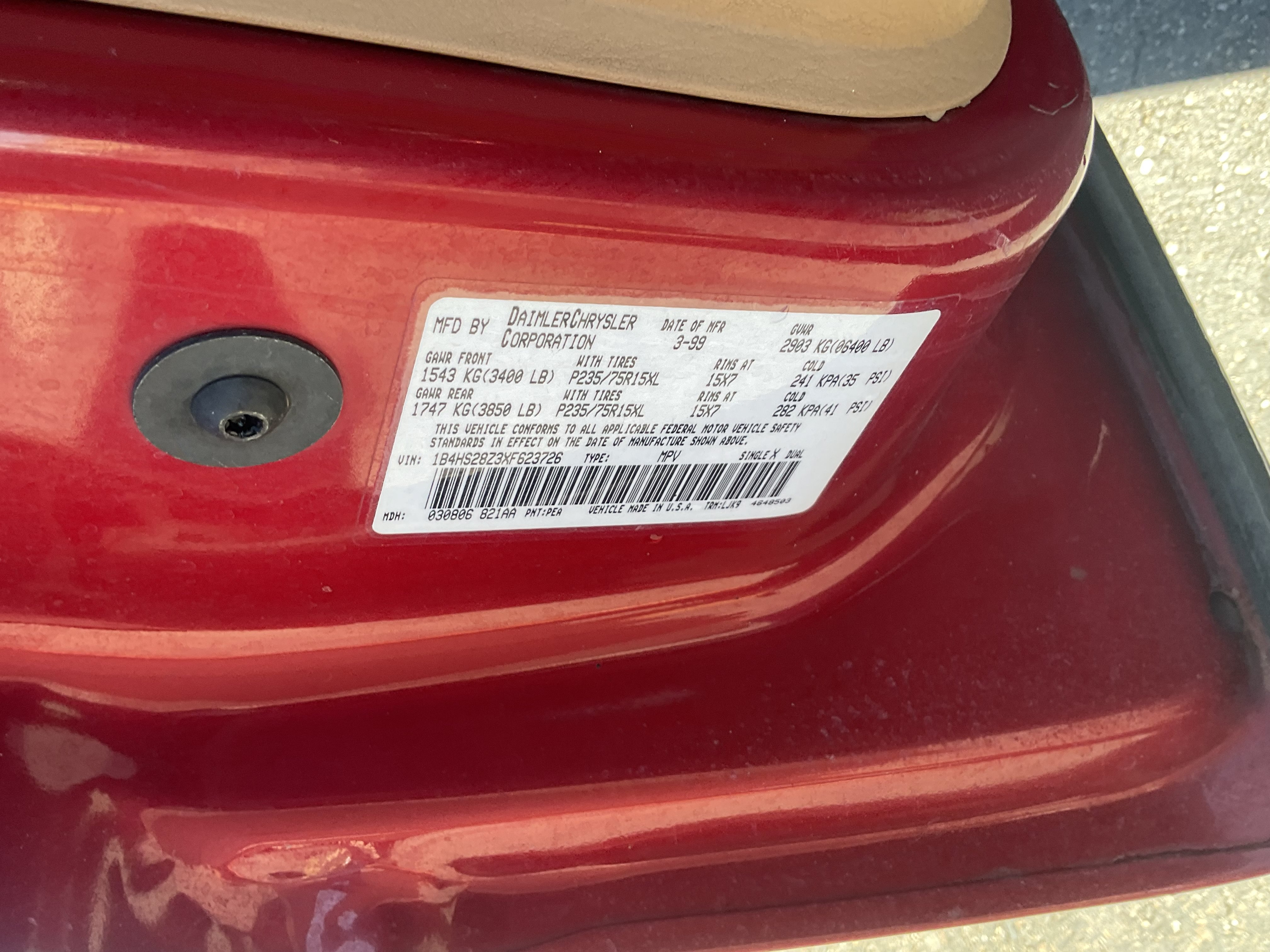 Used 1999 Dodge Durango 4WD image 19