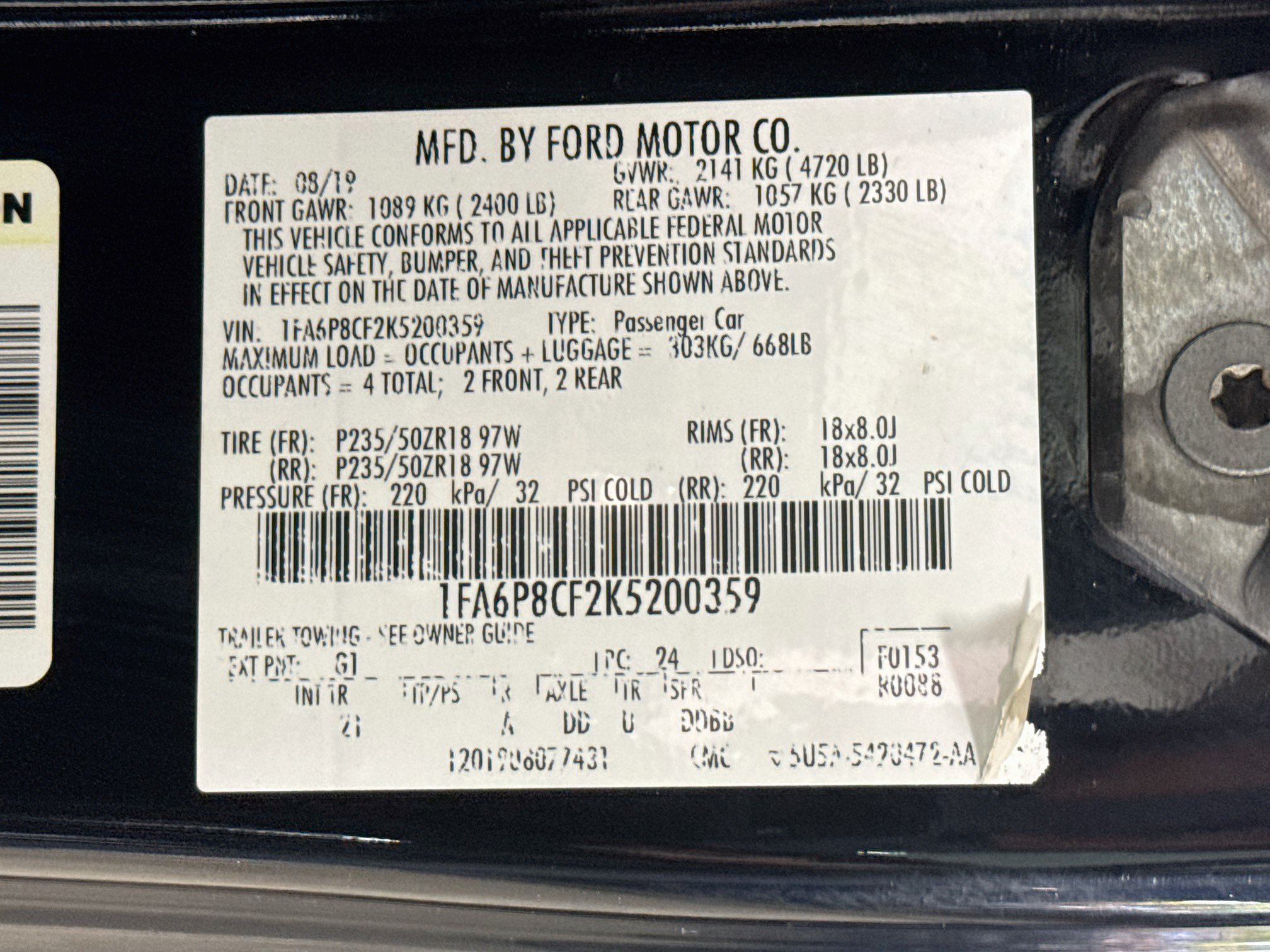 Used 2019 Ford Mustang GT RWD image 34