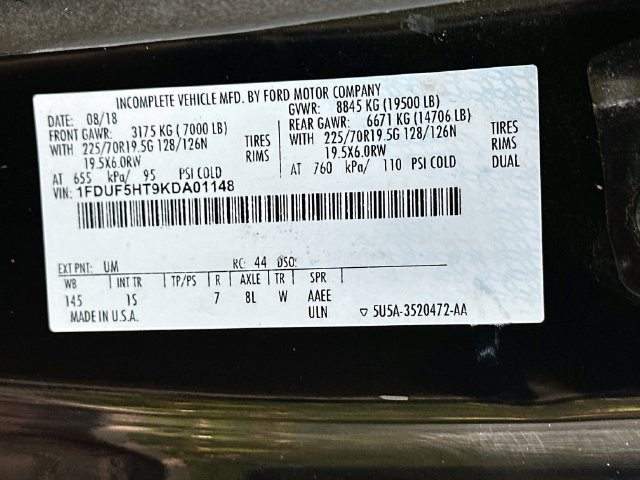 Used 2019 Ford F550 4x4 Regular Cab Super Duty image 29