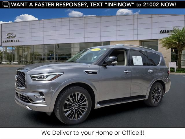 Used 2021 INFINITI QX80 Premium Select w/ Cargo Package RWD image 1