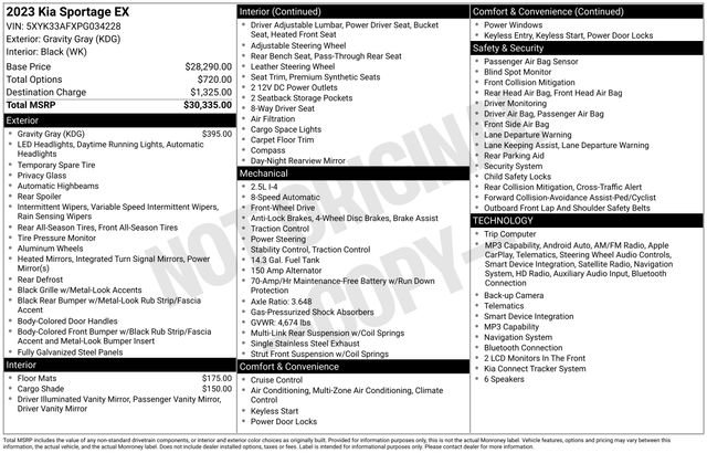 Used 2023 Kia Sportage EX FWD image 15