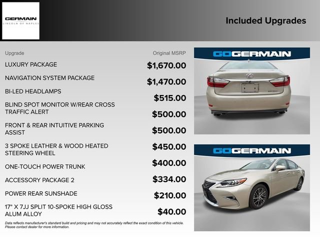 Used 2017 Lexus ES 350 w/ Luxury Package image 19