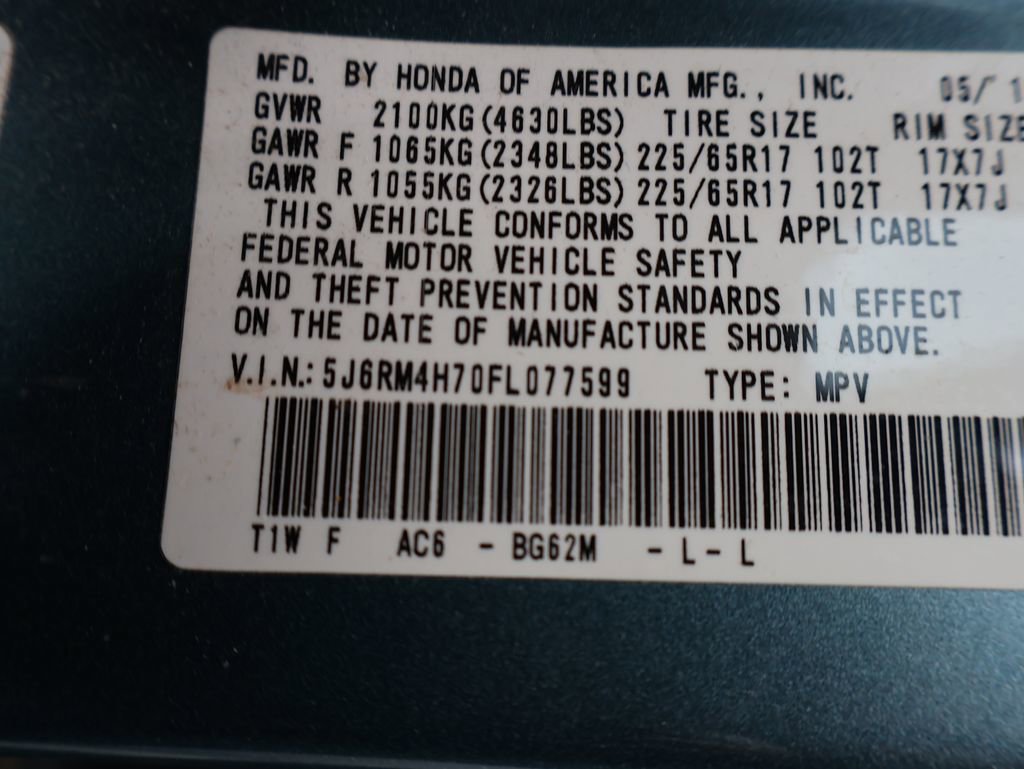 Used 2015 Honda CR-V EX-L image 13