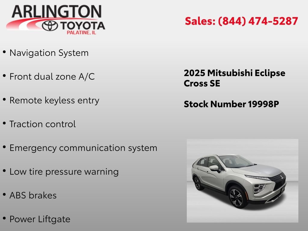 Used 2025 Mitsubishi Eclipse Cross SE AWD/4WD image 2