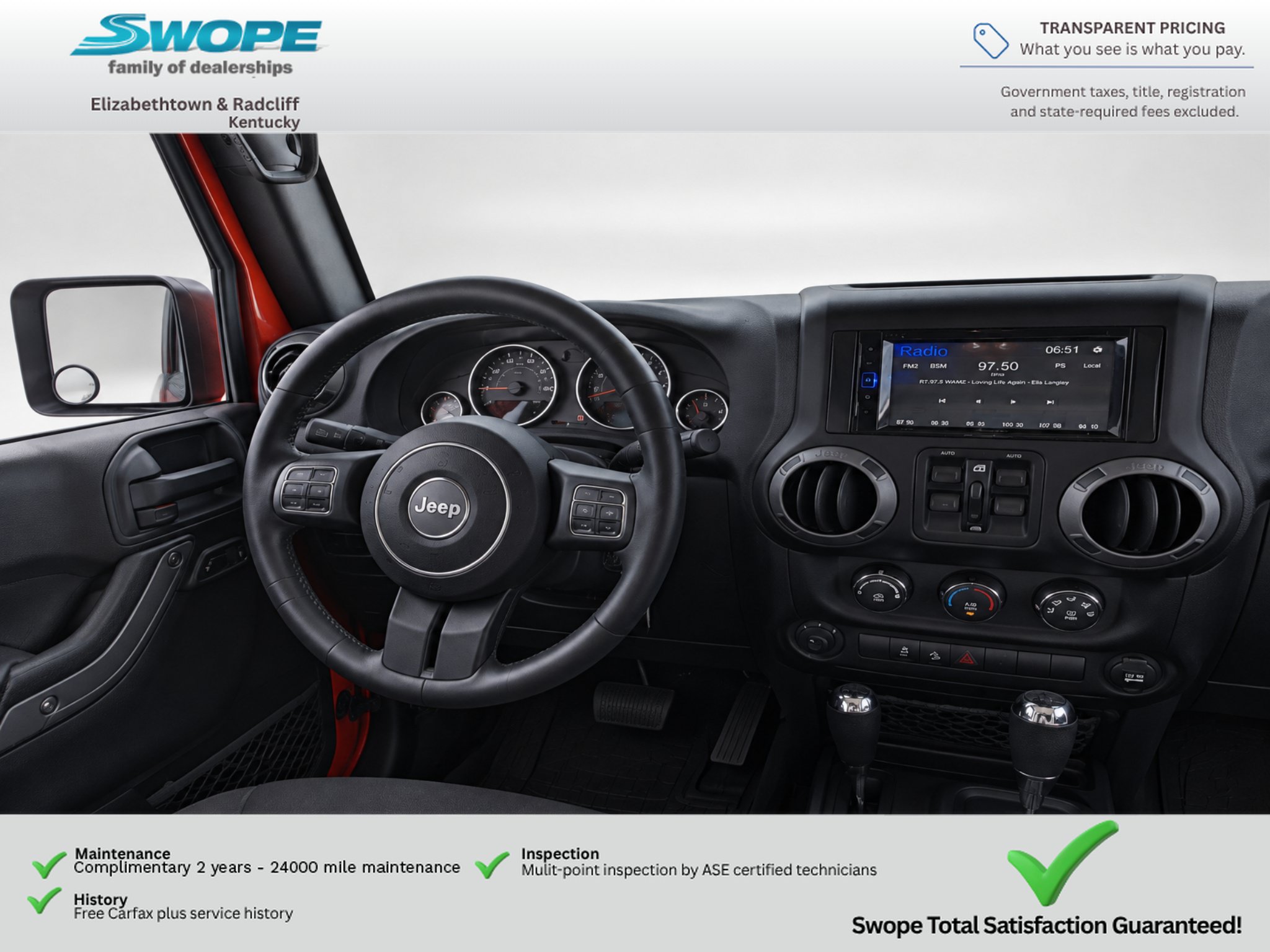Used 2015 Jeep Wrangler Unlimited Sport w/ Quick Order Package 24S AWD/4WD image 21