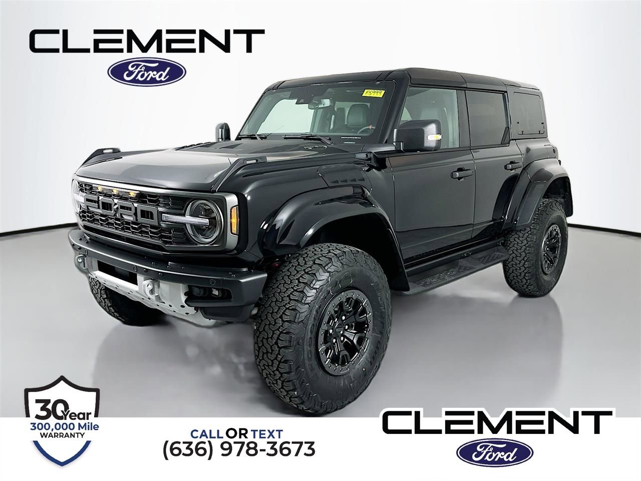 New 2025 Ford Bronco Raptor w/ Interior Carbon Fiber Pack image 1